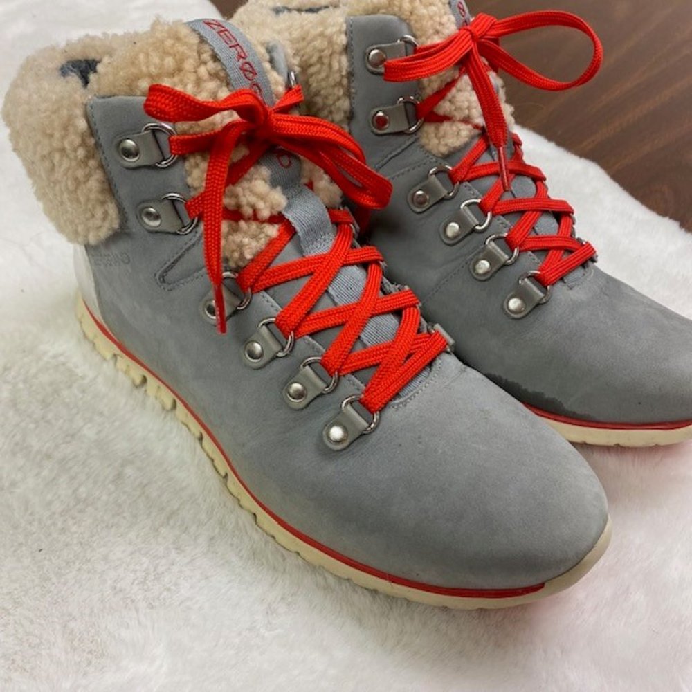 Cole Haan Zerogrand Hiker Boots Waterproof Size 8B